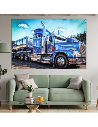 Товарен Американски камион - картина пано за стена - 1