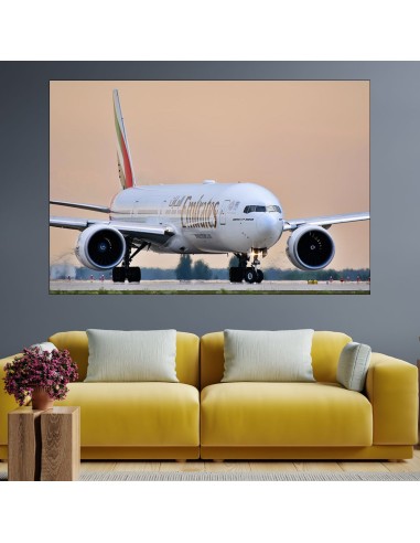 Пътнически самолет Боинг - картина пано за стена - 1