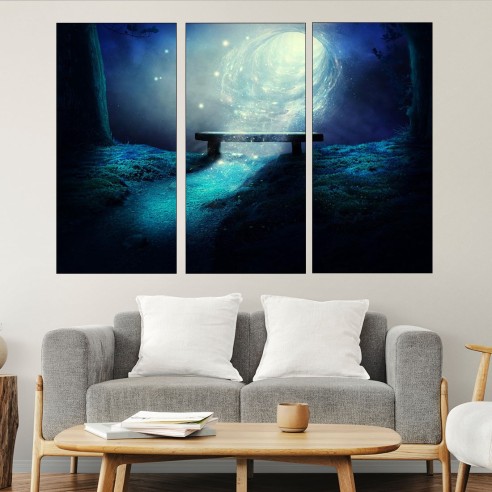 Портал към галактиката - картина пано за стена - 2