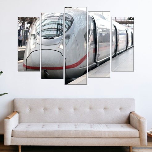 Влак стрела в Кьолн - картина пано за стена - 3