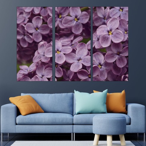 Люляк в близък план - картина пано за стена - 2