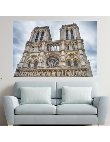 Катедралата Нотр-дам в Париж  - картина пано за стена - 1