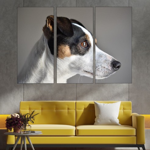 Портрет на куче Джак Ръсел  - картина пано за стена - 2