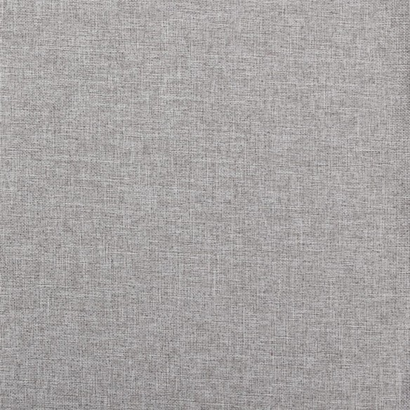 Затъмняващи завеси с куки имитация лен 2 бр. сиви 140x225 см - 3