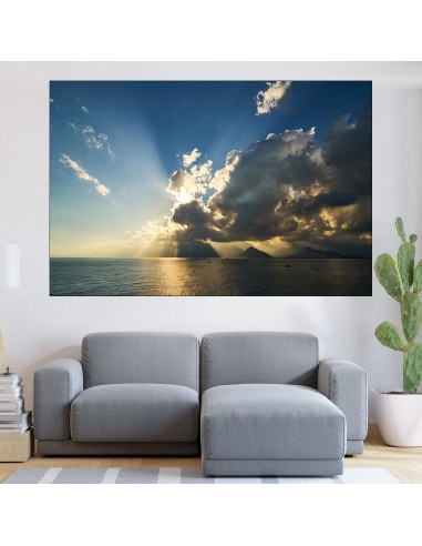 Облаци над океана - картина пано за стена - 1