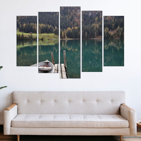 Портрет на кафяво домашно куче  - картина пано за стена - 3