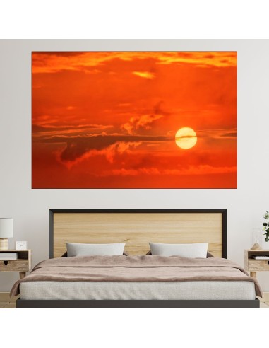 Оранжев изгев - картина пано за стена - 1
