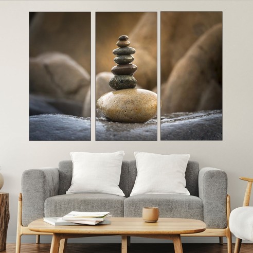 Баланс от камъни 2 - картина пано за стена - 2