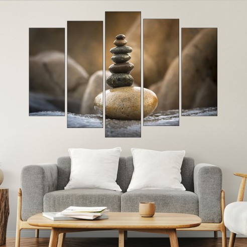 Баланс от камъни 2 - картина пано за стена - 3
