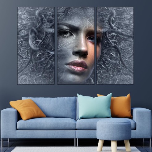 Мистична жена дърво - картина пано за стена - 2