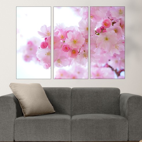 Цъфнала череша - картина пано за стена - 2