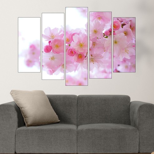 Цъфнала череша - картина пано за стена - 3