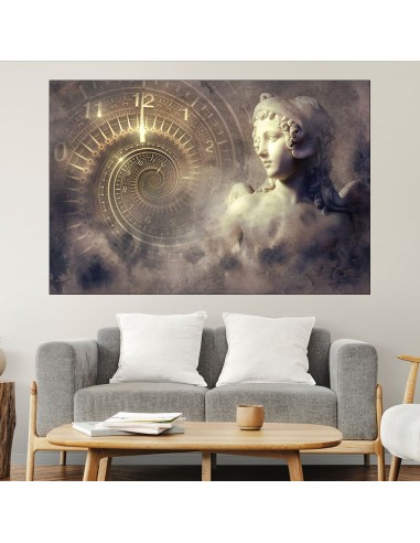 Ангел и часовник - картина пано за стена - 1