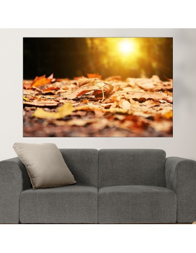 Падащи листа през есента - картина пано за стена - 1