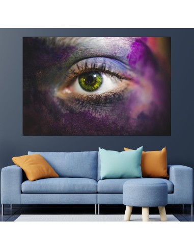 Човешко око от близо - картина пано за стена - 1