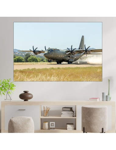 Товарен самолет С-130 - картина пано за стена - 1