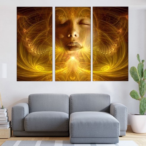 Композиция жена и магия - картина пано за стена - 2