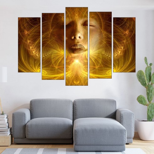 Композиция жена и магия - картина пано за стена - 3