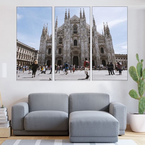 Дуомо - катедрала в Милано - картина пано за стена - 2