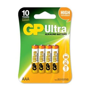 Алкални батерии GP Ultra LR03 ААА 1.5V - 4 бр. - 1 2