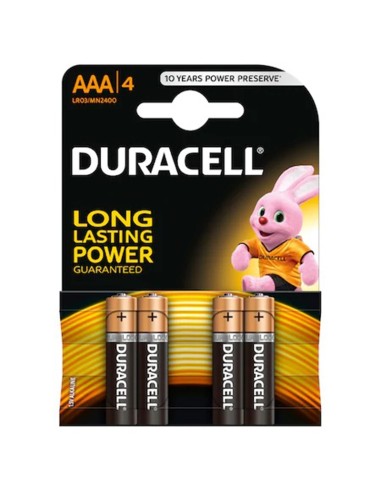 Алкални батерии DURACELL LR03 AAA 1.5V - 4бр. - 1