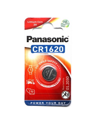 Литиева батерия PANASONIC CR1620 75mAh 3V - 1