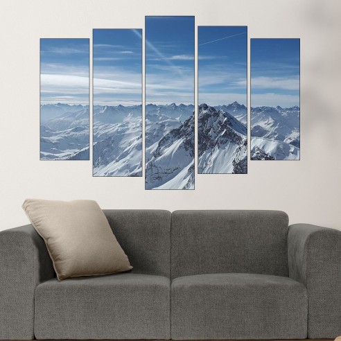 Таннхаймер през зимата - картина пано за стена - 3