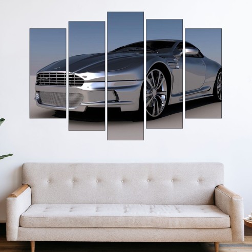 Aston Martin - спортна кола - картина пано за стена - 3