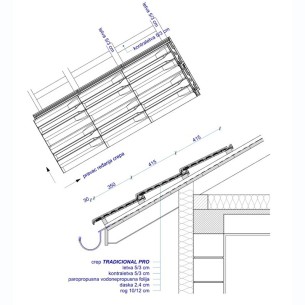 Керемида Традиционал PRO кафява MLADOST - 3