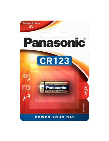 Литиева батерия PANASONIC CR123A 3V - 1