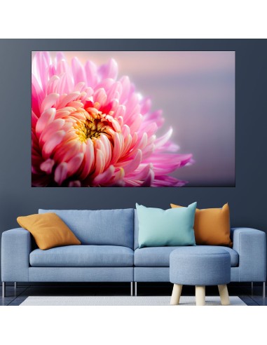 Розова хризантема - картина пано за стена - 1