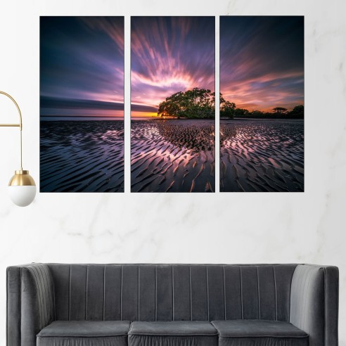 Изгрев над дюните - картина пано за стена - 2