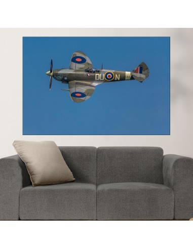 Самолет в авиошоу - spitfire - картина пано за стена - 1