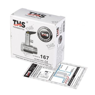 Предпазен вентил за бойлер с лостче 1/2" THS THERMOSTYLE - 1 2