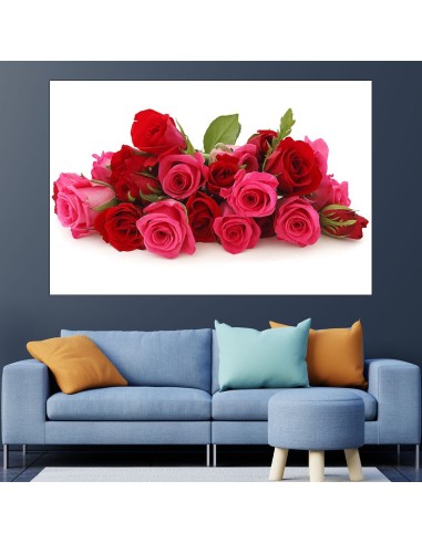 Букет от червени рози - картина пано за стена - 2