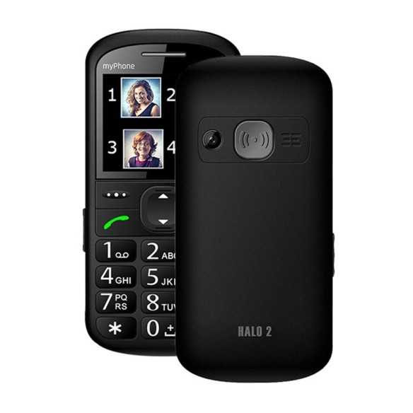 Телефон 2.2" черен Halo 2 myPhone - 2