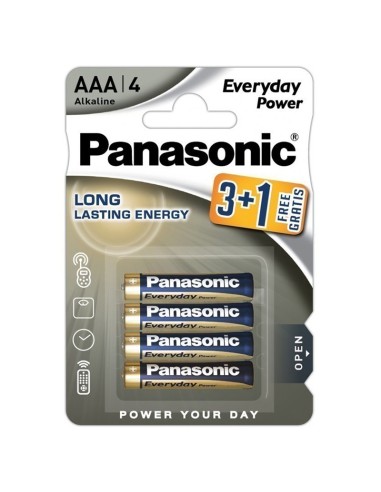 Алкални батерии PANASONIC AAA LR03 1.5V - 4 бр. - 1