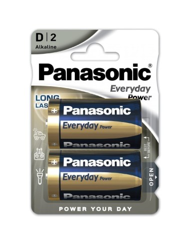 Алкални батерии PANASONIC LR20 EPS 1.5V - 2 бр. - 1