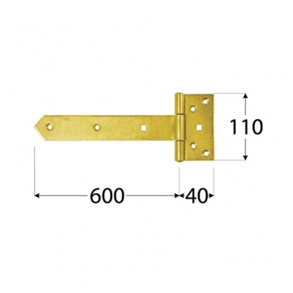 Панта ZBW 600x40x110x4 мм DOMAX - 2