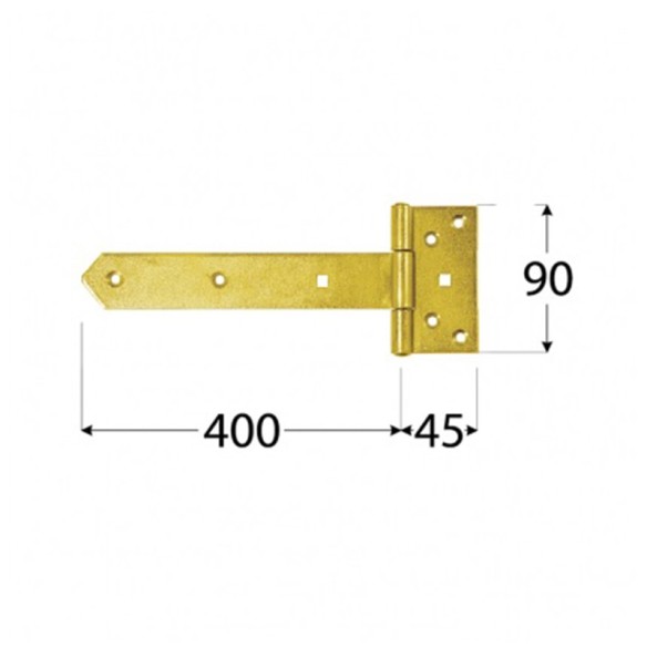 Панта ZB 400x45x90x3 мм DOMAX - 2