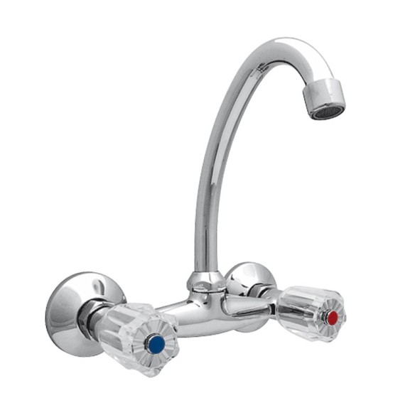 Кухненски стенен смесител за мивка Mesina FORMA VITA - 1