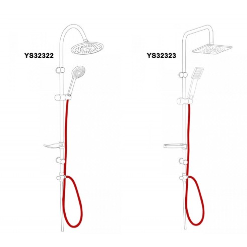 Шлаух за душ системи YS32322/YS32323 FORMA VITA - 1