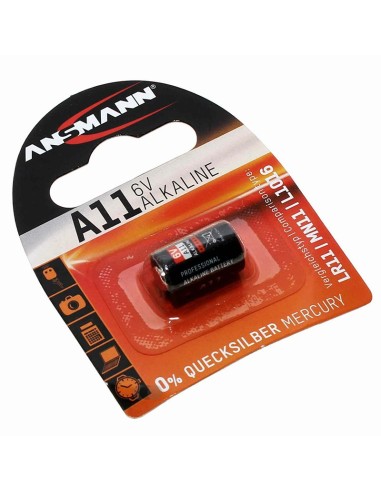 Алкална батерия А11 6V ANSMANN - 1