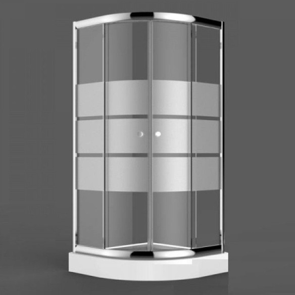 Душ кабина 90x90см декорирано стъкло 5мм FORMA VITA