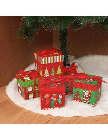 Коледна подаръчна кутия 10 см - 1