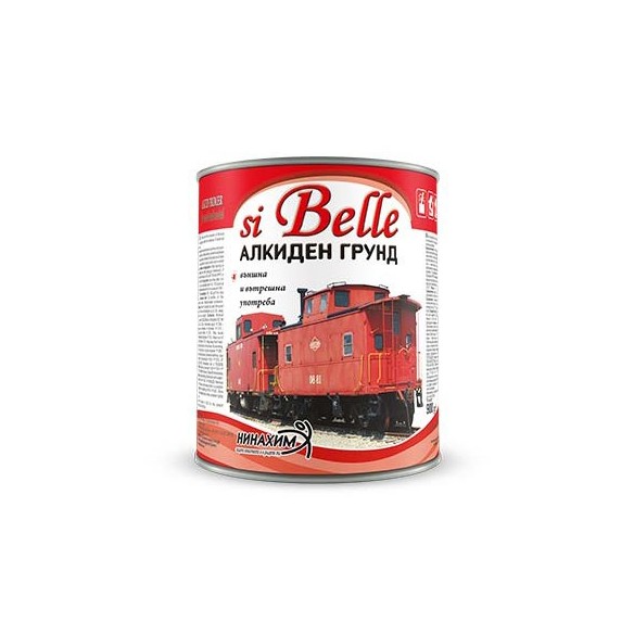Алкиден грунд Si Belle светло сив - 0.9 л - НИНАХИМ - 1