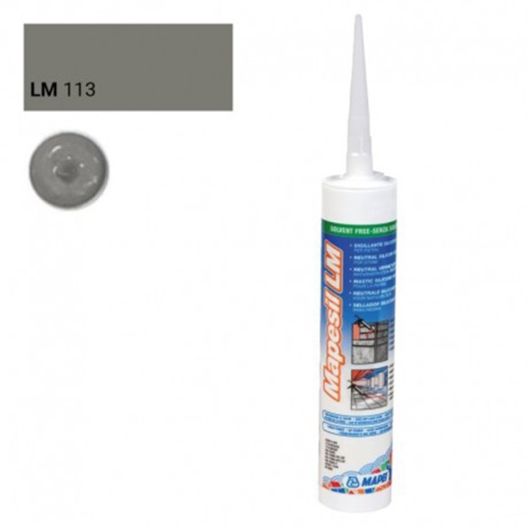 Силикон неутрален mapesil lm 113, cement grey /циментово сив - 310 ml - 1