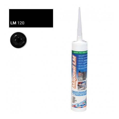 Силикон неутрален mapesil lm 120, black / черен - 310 ml - 1