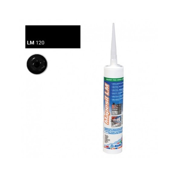 Силикон неутрален mapesil lm 120, black / черен - 310 ml - 1