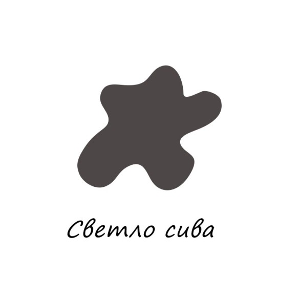 Боя блажна алкидна светло сива 0.700кг si belle - 2